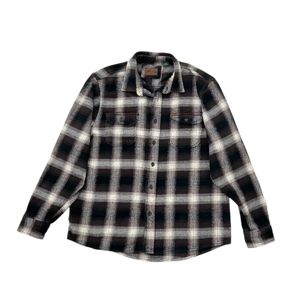 Orvis Heavyweight Plaid Flannel Jacket - Picture 1 of 11